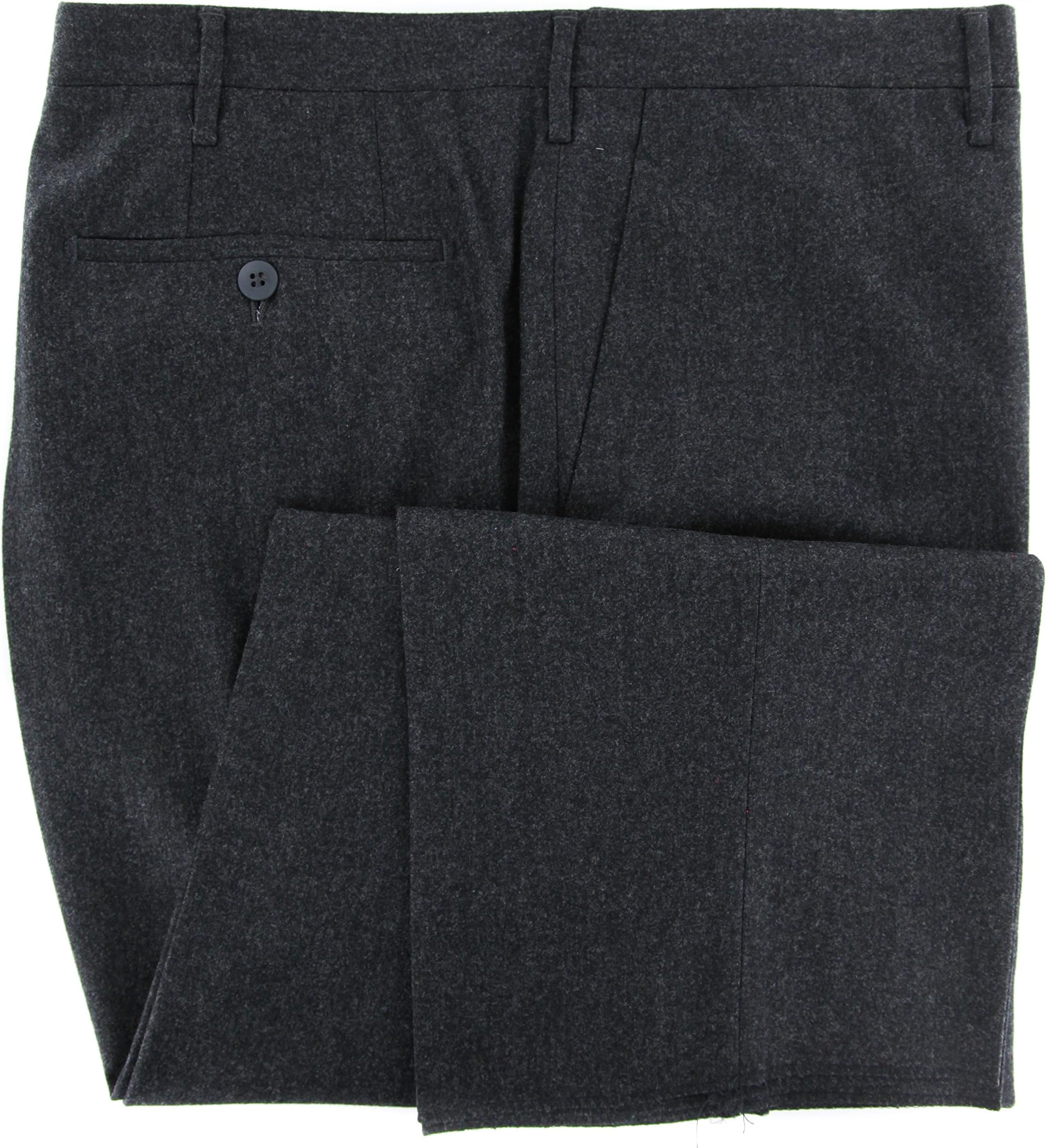 Rota Dark Gray Solid Pants - Full