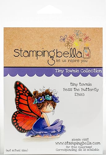 Stamping bella Cling stamps-bess la mariposa
