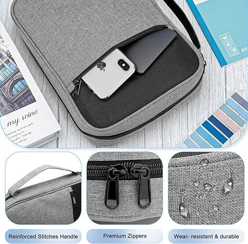 Miniatura 2 de Funda para la Biblia, funda de transporte para la Biblia, bolsa de iglesia con asa, tamaño grande de 10 x 7.5 x 2.5 pulgadas, funda protectora para