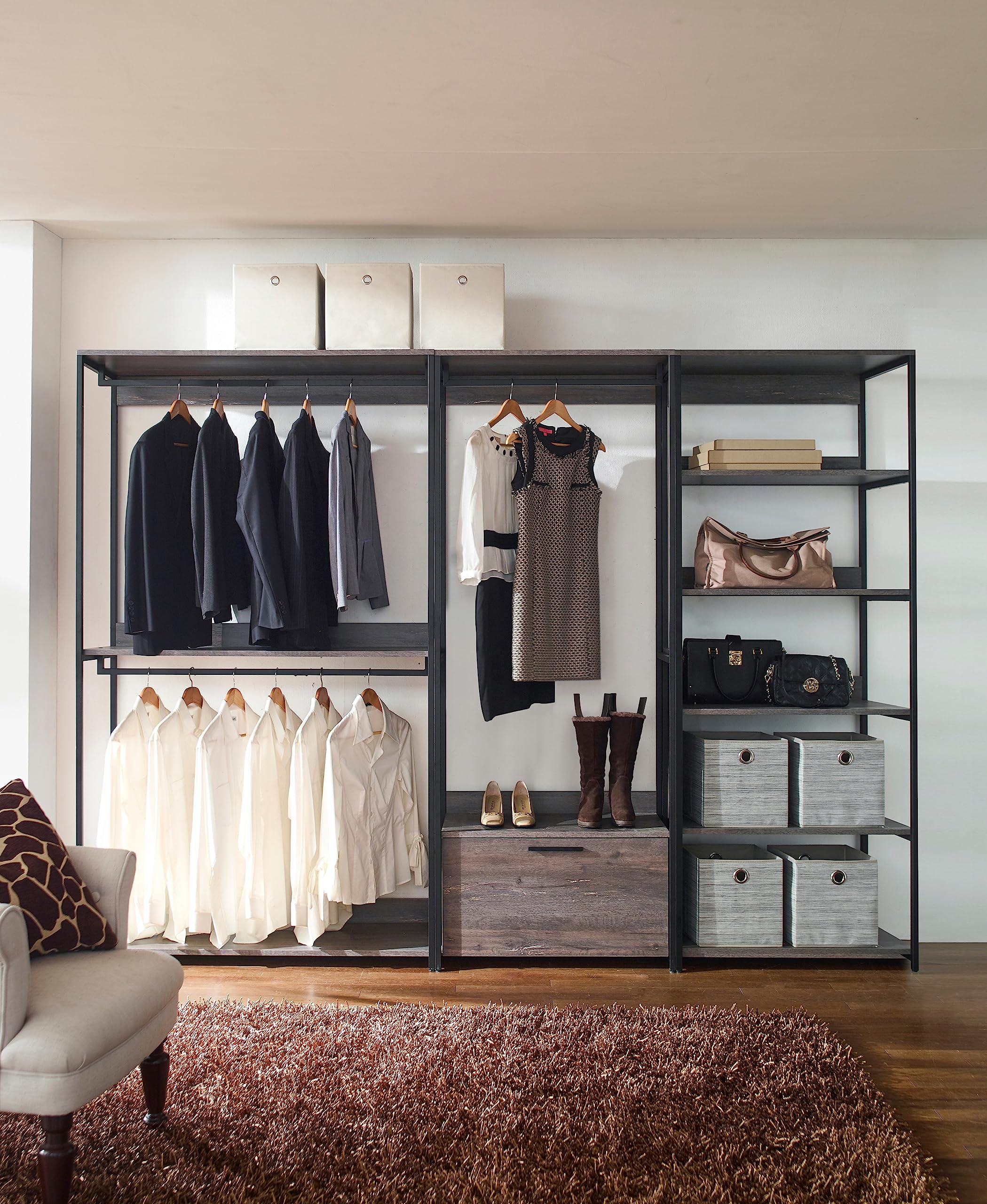 Wood Walk in Closet System DN782