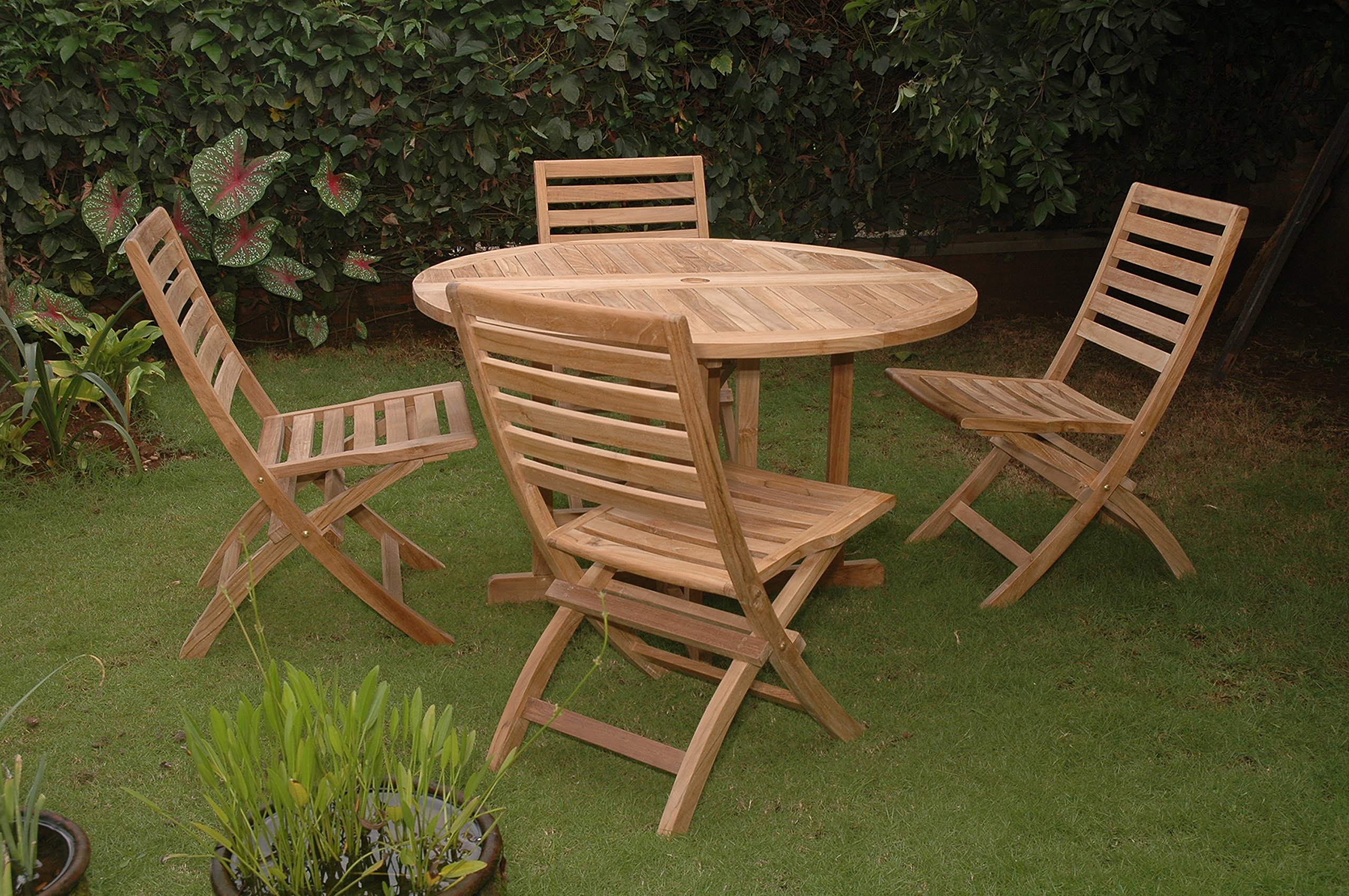 Andrew Butterfly Folding 5-Pieces Dining Set