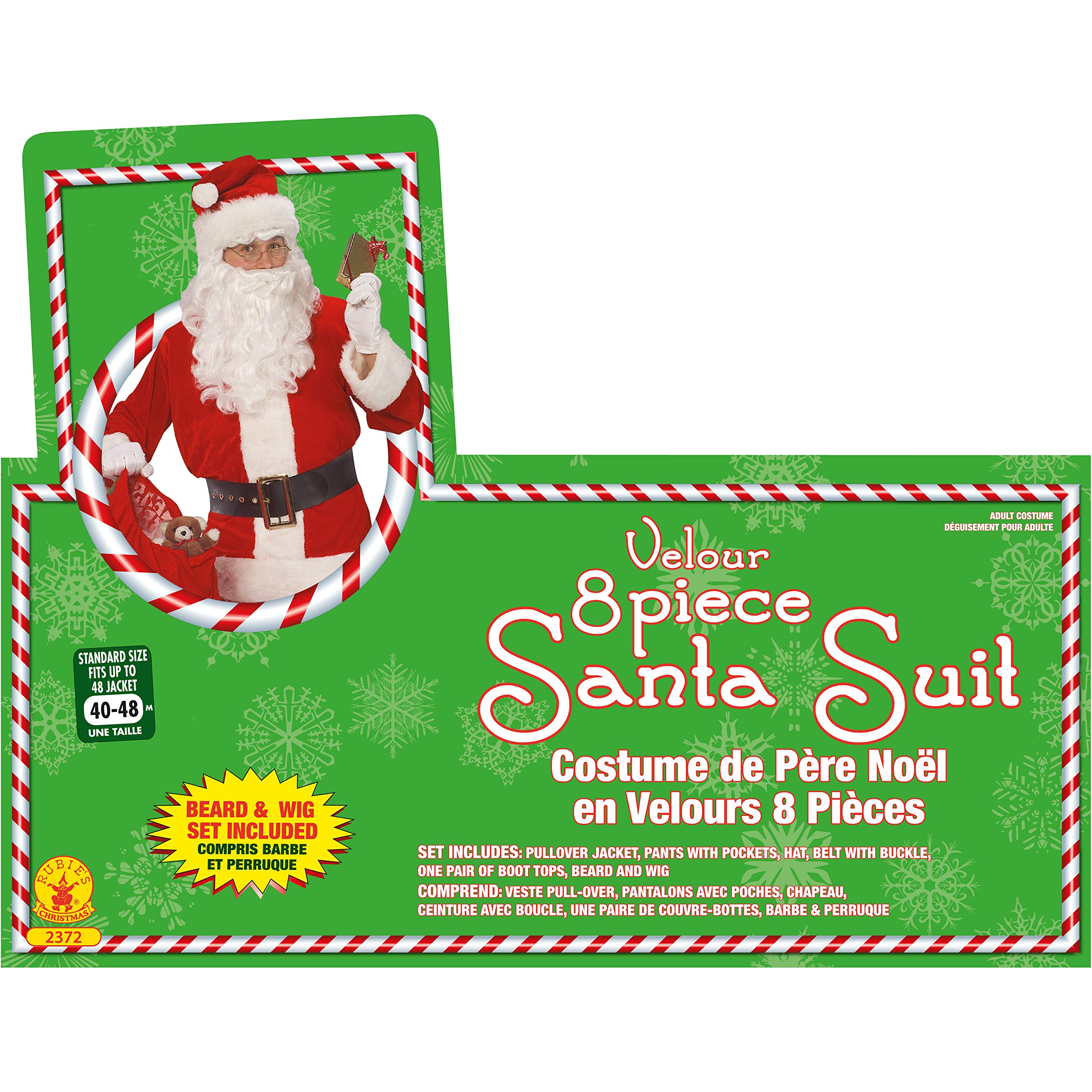 Rubie's Official Weihnachtsmannbrille, Silber, Rund – Kostümzubehör Für Erwachsene, Einheitsgröße