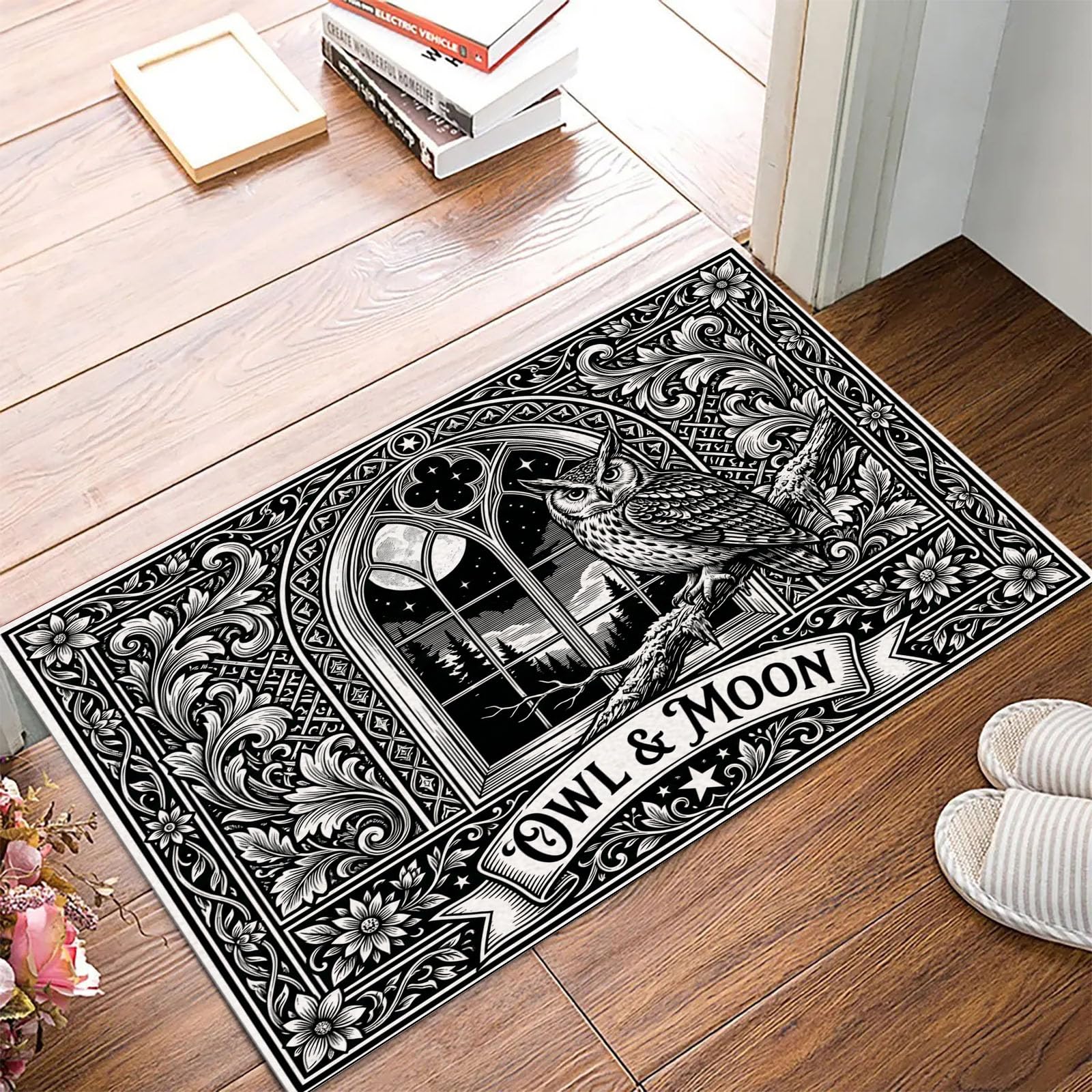 Paillasson animaux gothiques tapis entree interieur ideal pour entree et cuisine