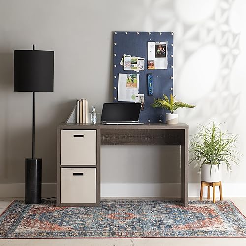 Miniatura 2 de Linon Escritorio gris Two Dawes con 2 cubículos abiertos