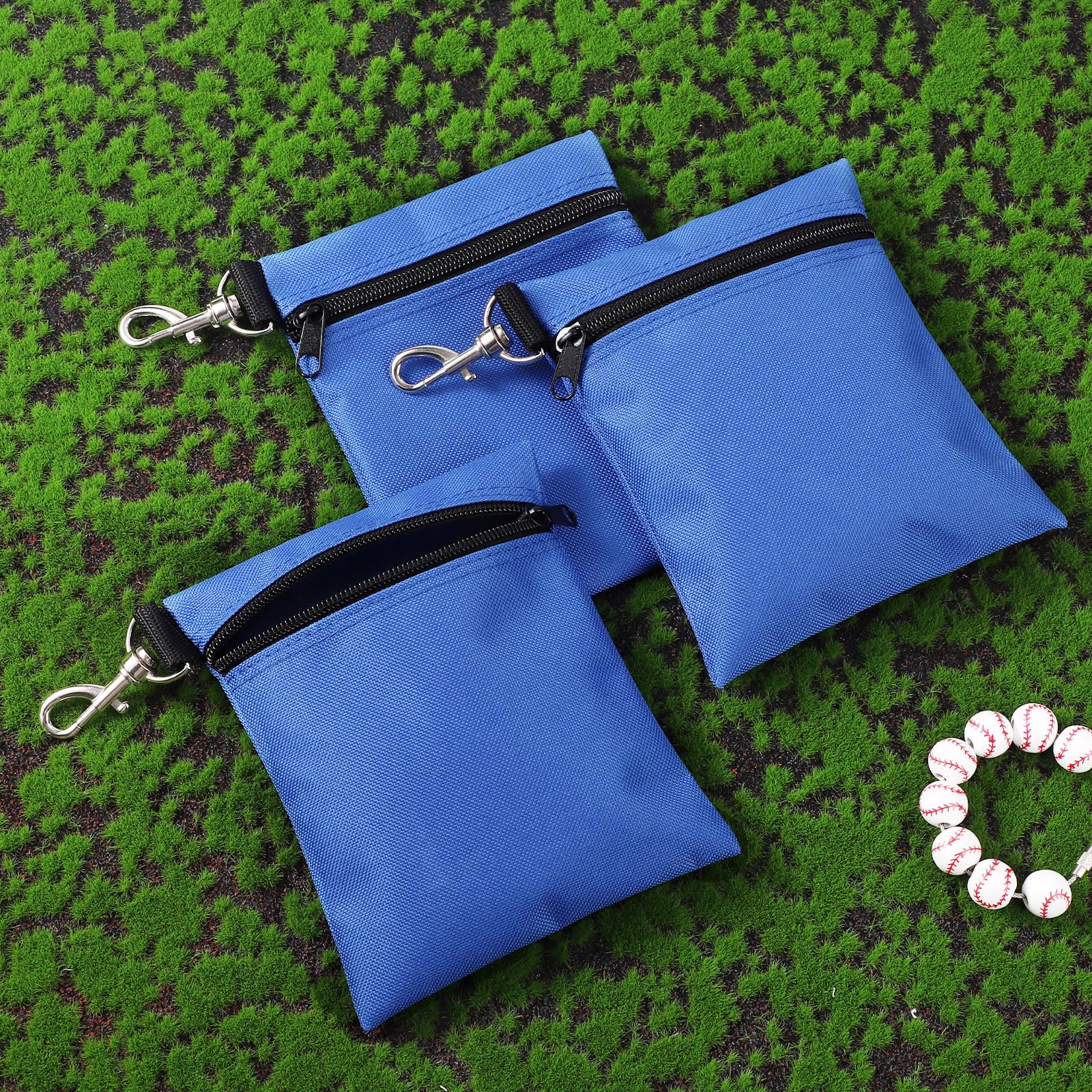 PATIKIL Golf-Tasche – 17,9 X 14,9 Cm, Saphirblau | Mit Karabiner, Für Tees, Bälle & Zubehör