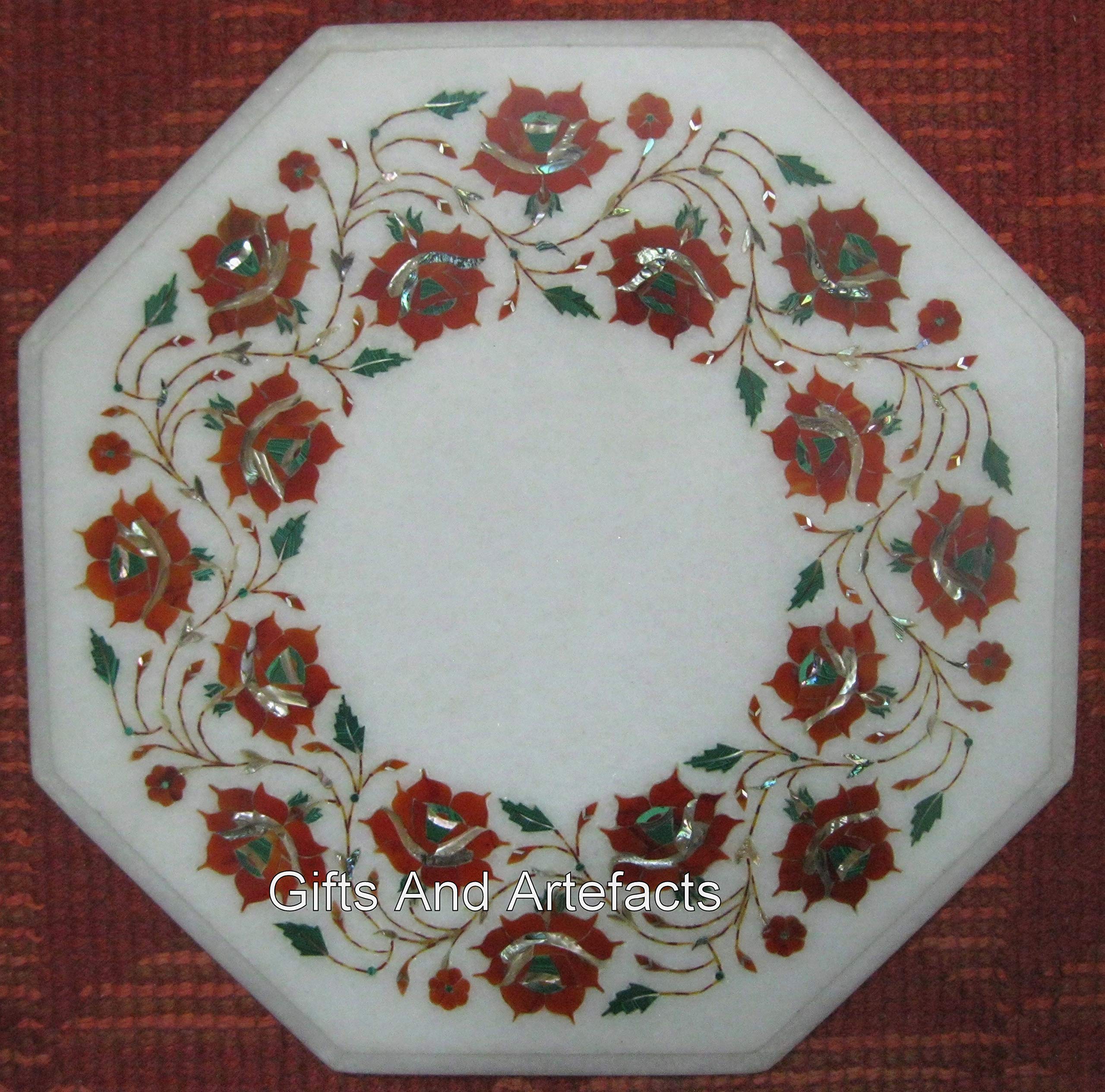 Table basse cornaline et marbre blanc, l'âme d'une pierre vivante