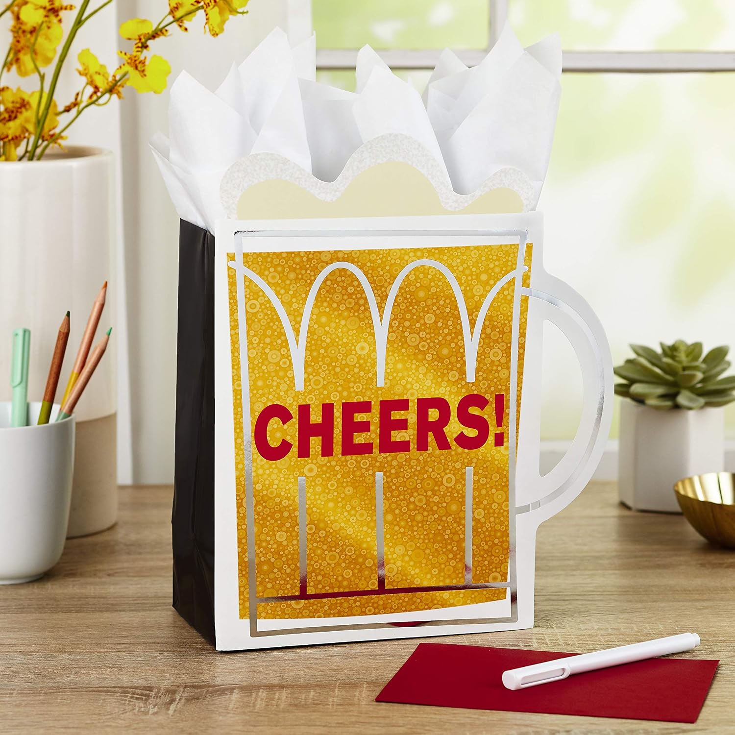 Tесh Dеаlѕ 🔥 Hallmark 9 Medium Gift Bag with Tissue Paper (Cheers! Beer Mug) for Christmas, Father's Day, Birthdays, Graduations, Promotions, New Jobs or Any Occasion 🛒 Flаѕh Sаlе Hallmark 9 Medium Gift Bag with Tissue Paper (Cheers! Beer Mug) for Christmas, Father's Day, Birthdays, Graduations, Promotions, New Jobs or Any Occasion