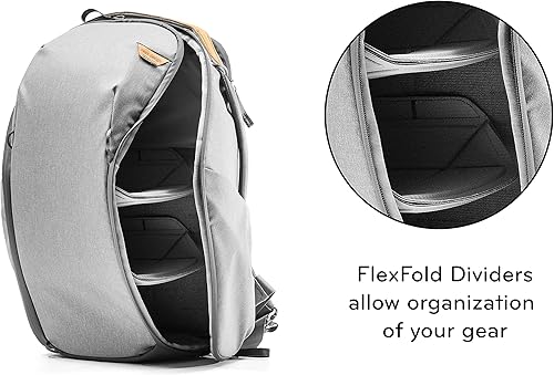 Miniatura 3 de Peak Design Mochila con cremallera para uso diario 15L, Ceniza, talla única