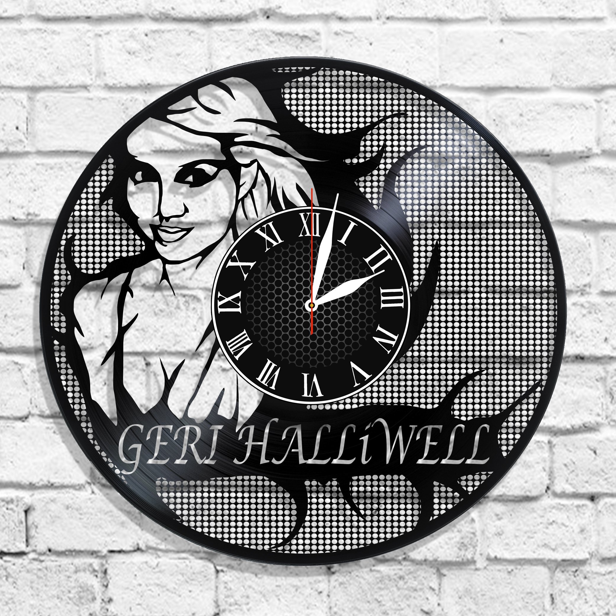 Buy Geri Halliwell original design wall clock, Geri Halliwell decal