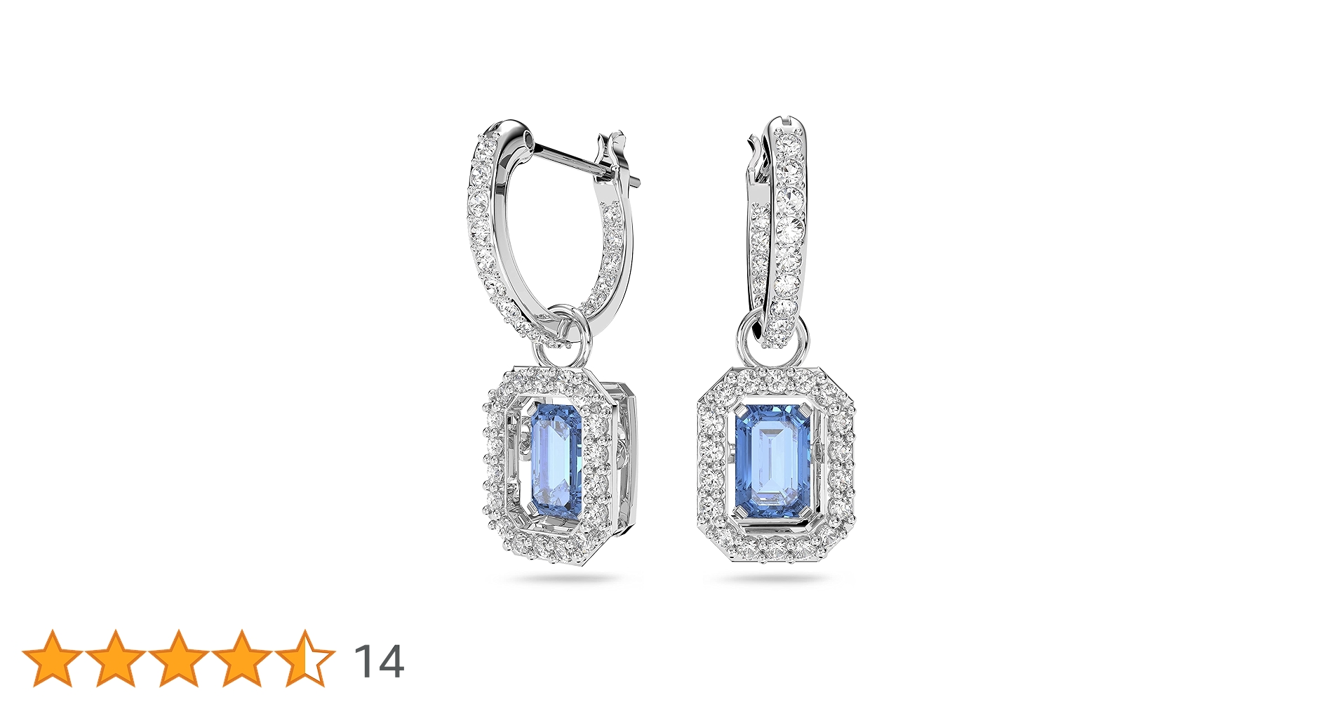 Swarovski Millenia ドロップピアス ブルー 新品未使用 箱あり Amazon