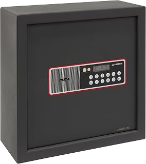 ARREGUI Cover 172060 Schmaler Versteckter Tresor für die Schrankrückwand, Getarnter Safe für Doppelrückwände, 2-Faktor- Sicherheitsschloss: Elektronik + Schlüsselschloss, 35x35x15 cm, 11 L