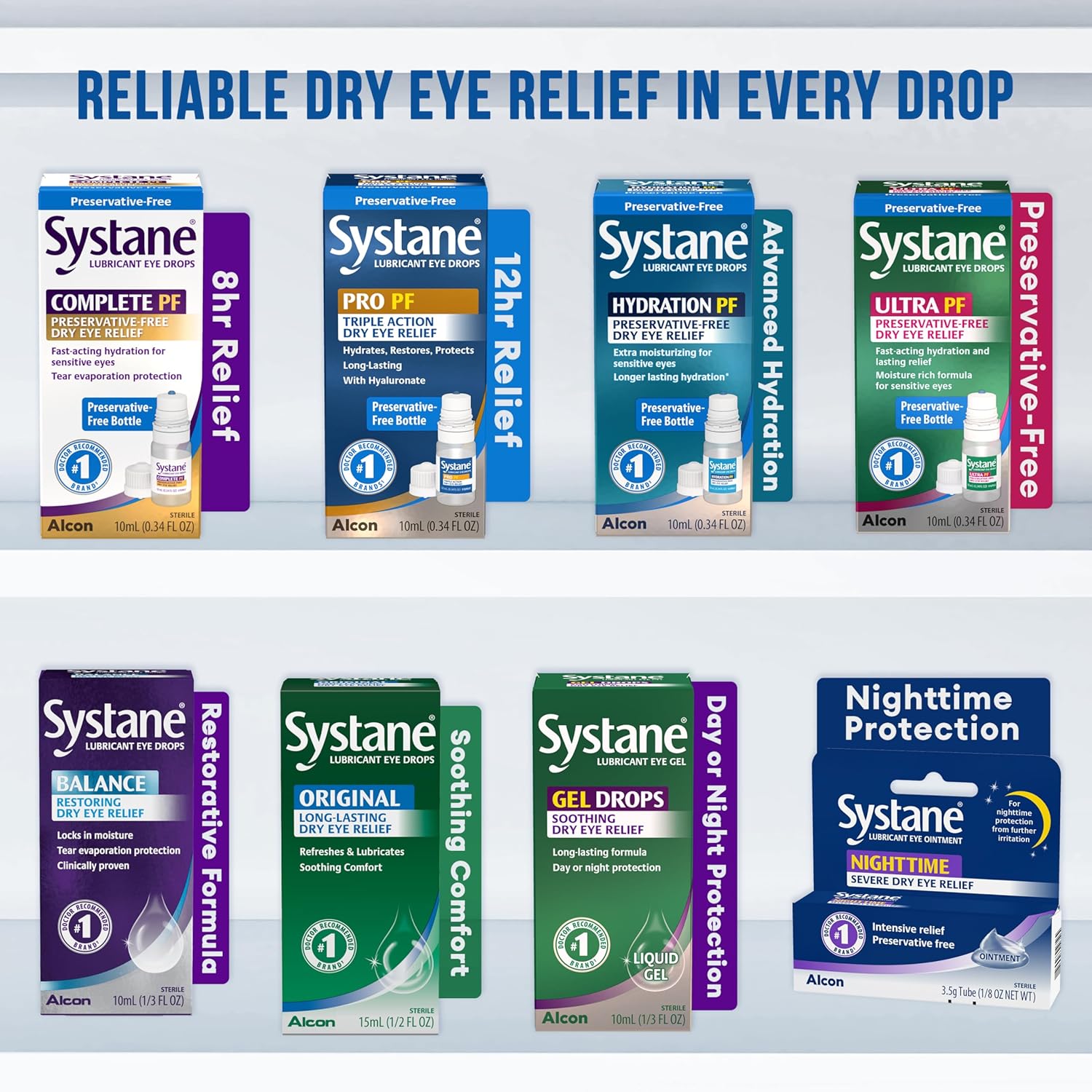SYSTANE Complete Unit-Dose Preservative-Free Eye Drops 30ct Single-use vials for Dry Eye Relief - Image 6