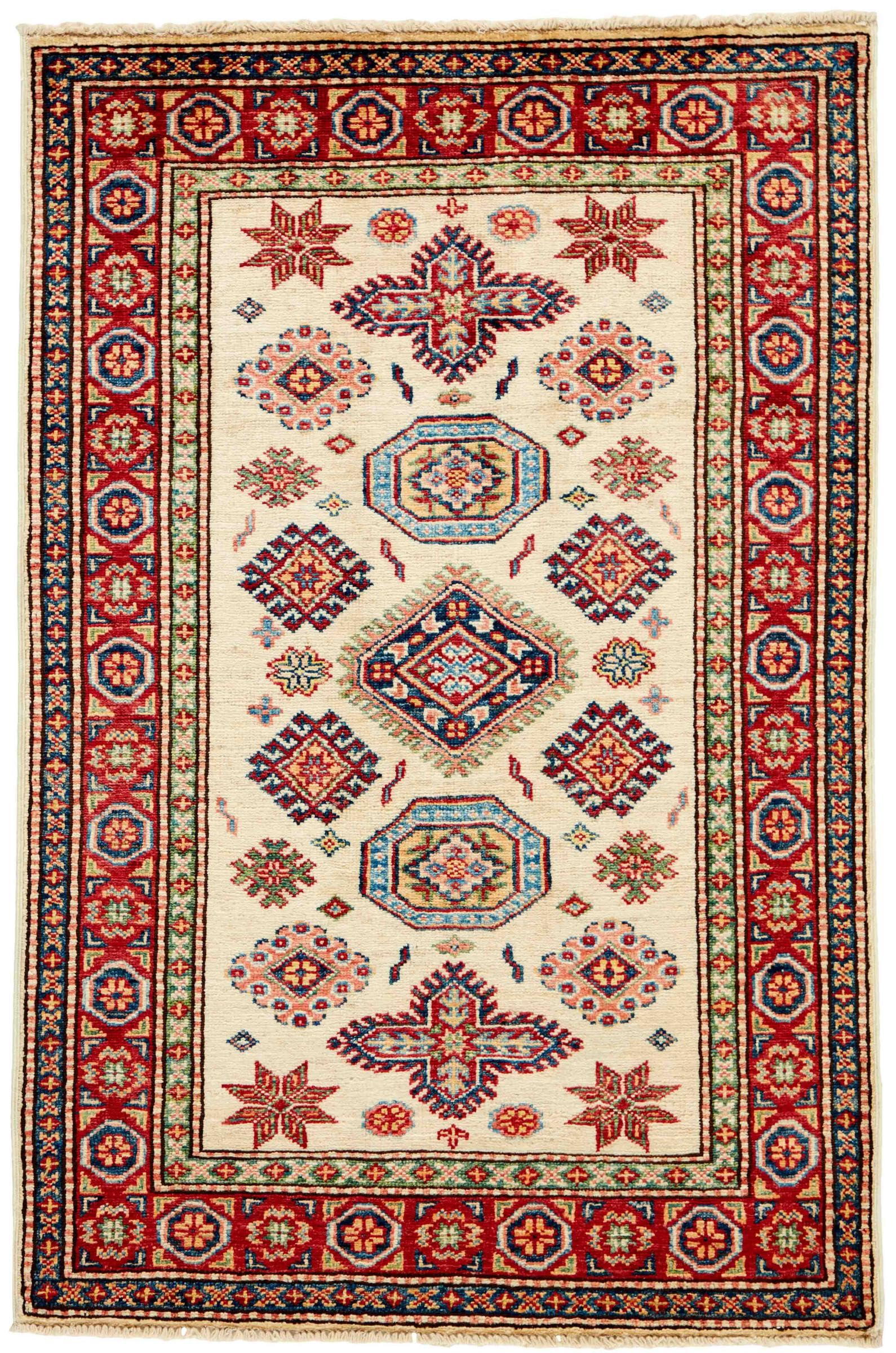 Kazak 78x119 Ręcznie tkane Dywan orientalny Dywan Wełna Pakistan