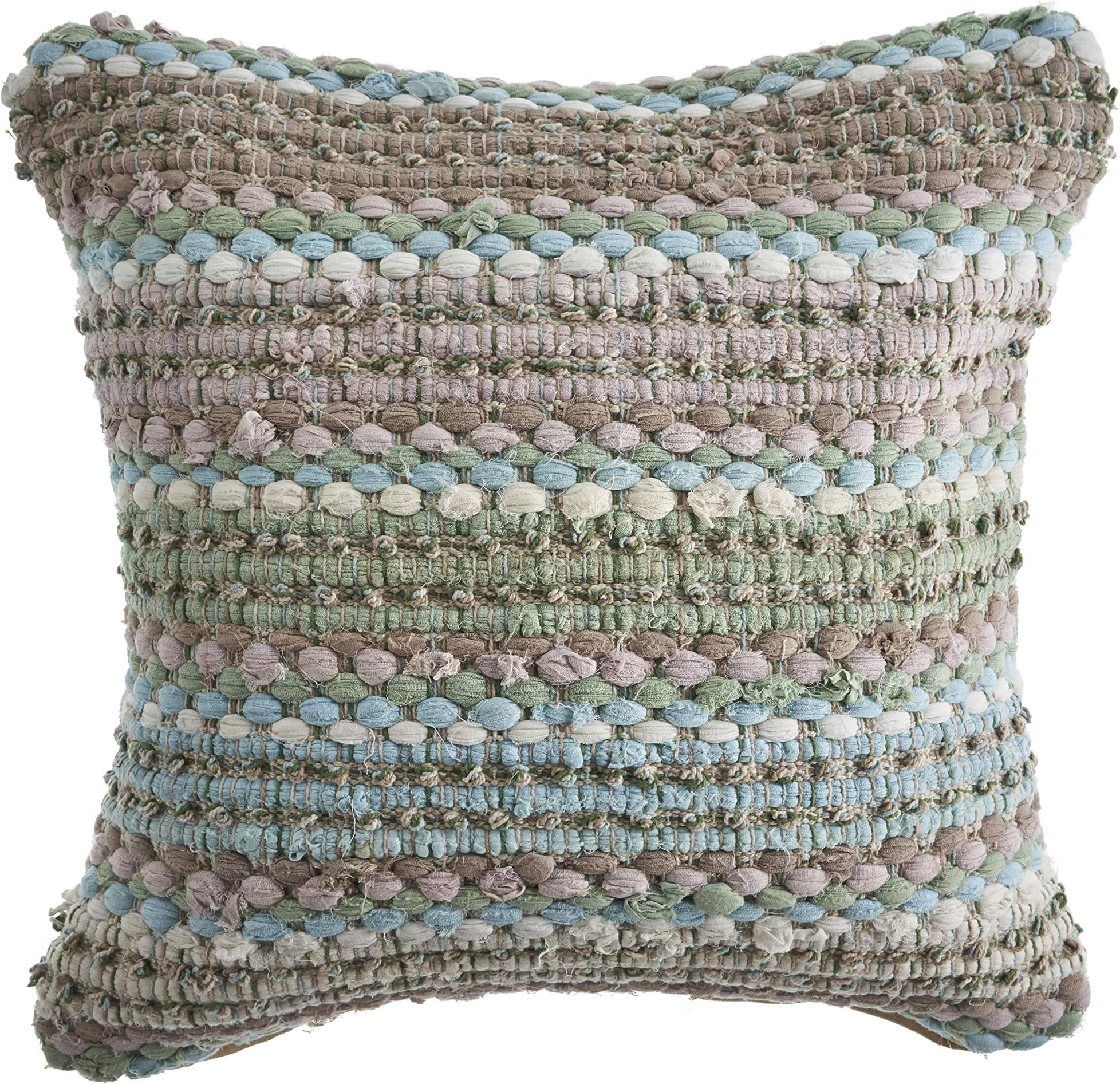 LR Home LR07356-GBEIIPL Green & Blue Dots Throw Pillow 18" x 18" Green/Blue