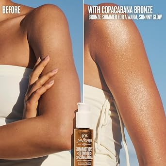 Sol de Janeiro Glowmotions Glow Body Oil Travel Size Duo | Copacabana Bronze & Rio Sunset | Shimmer Body Oil Bundle | Pack of 2, 2.5 fl oz.