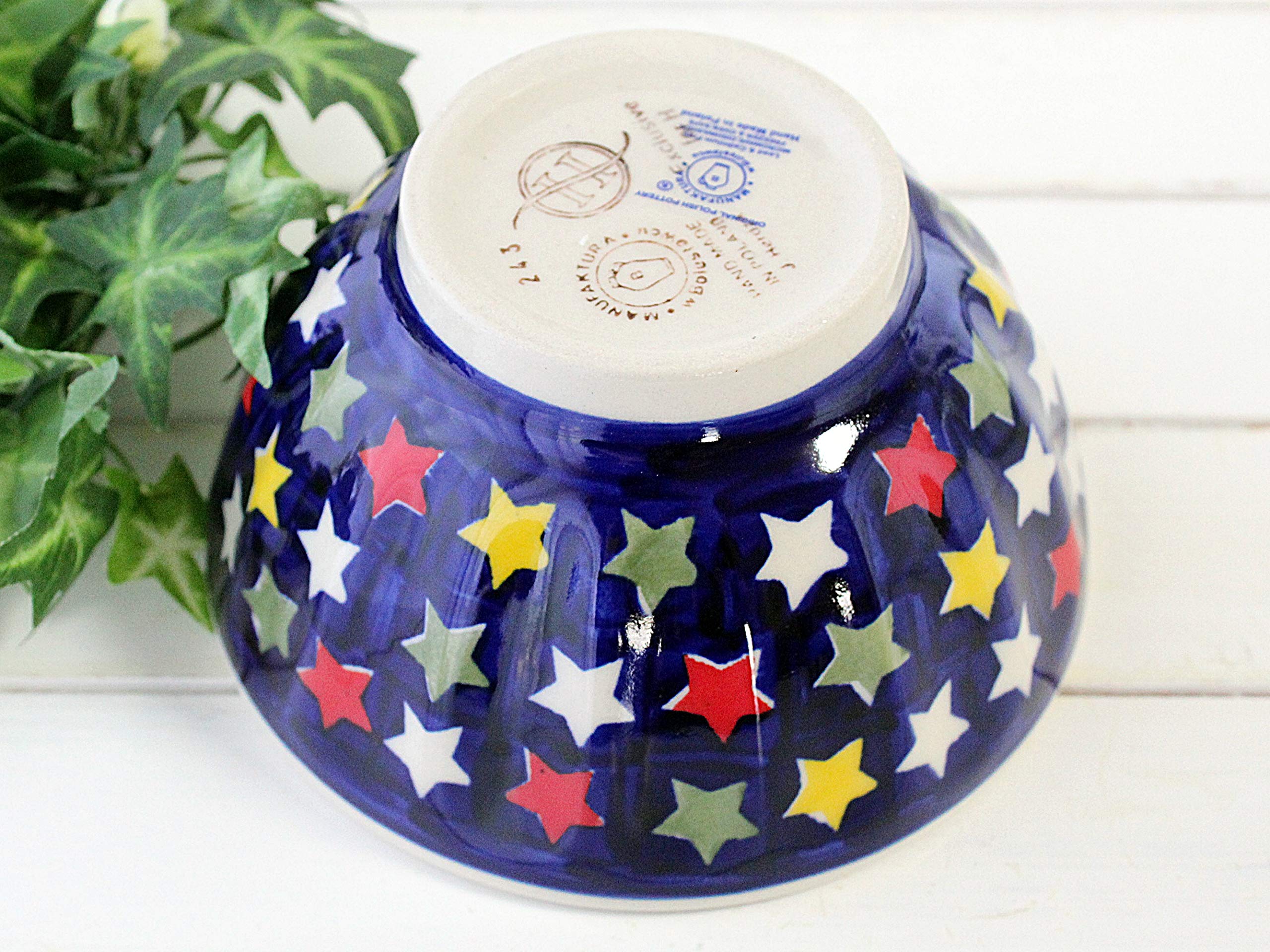 Amazon.co.jp: ポーリッシュポタリー (ポーランド食器) ボウルM サラダ