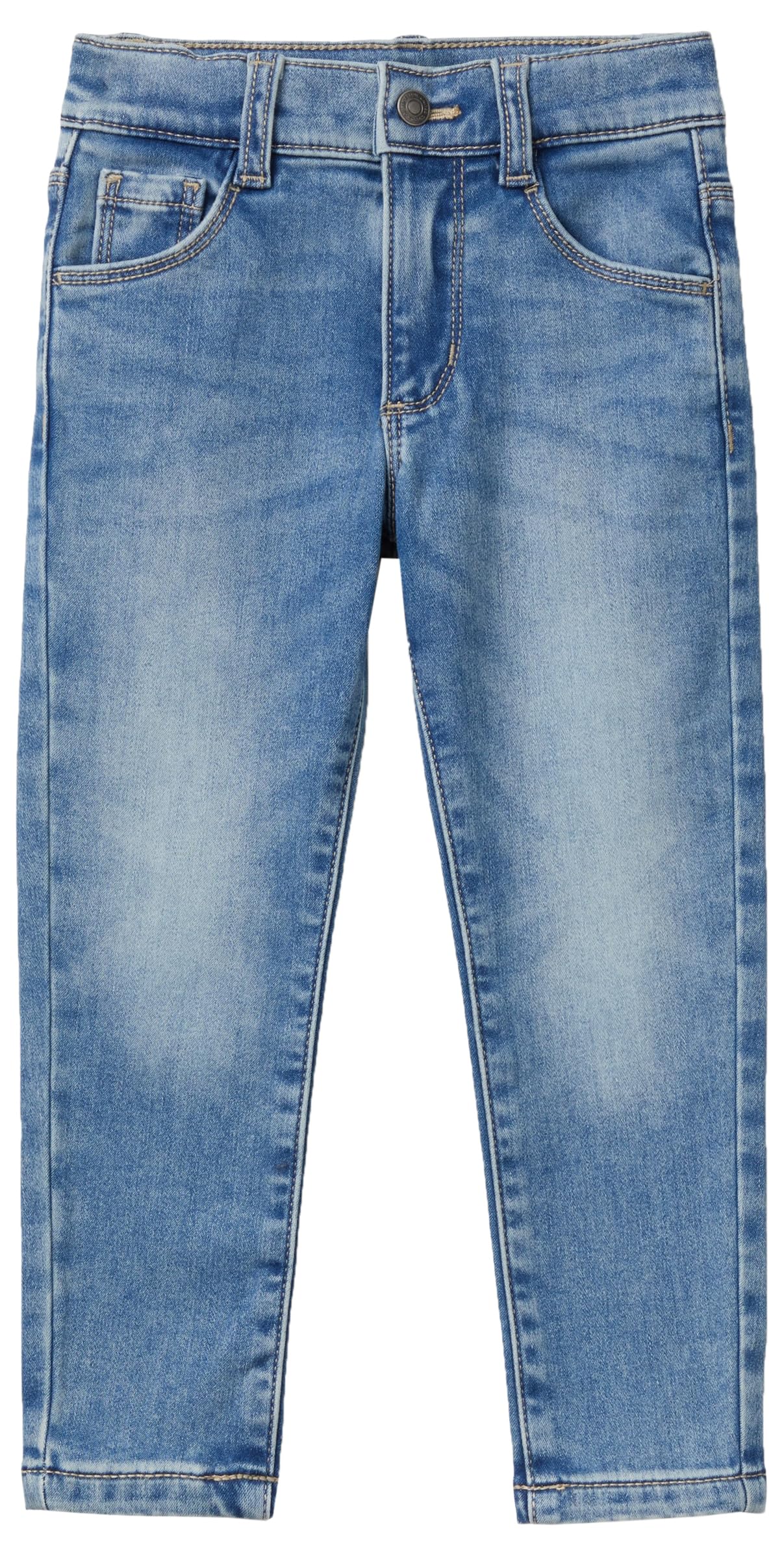 Pantalón cómodo Benetton turquesa 1 año para gatear sin rozaduras 4