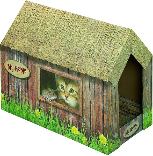 Nobby Maison Grattoir Carton 49 X 26 X 36 cm