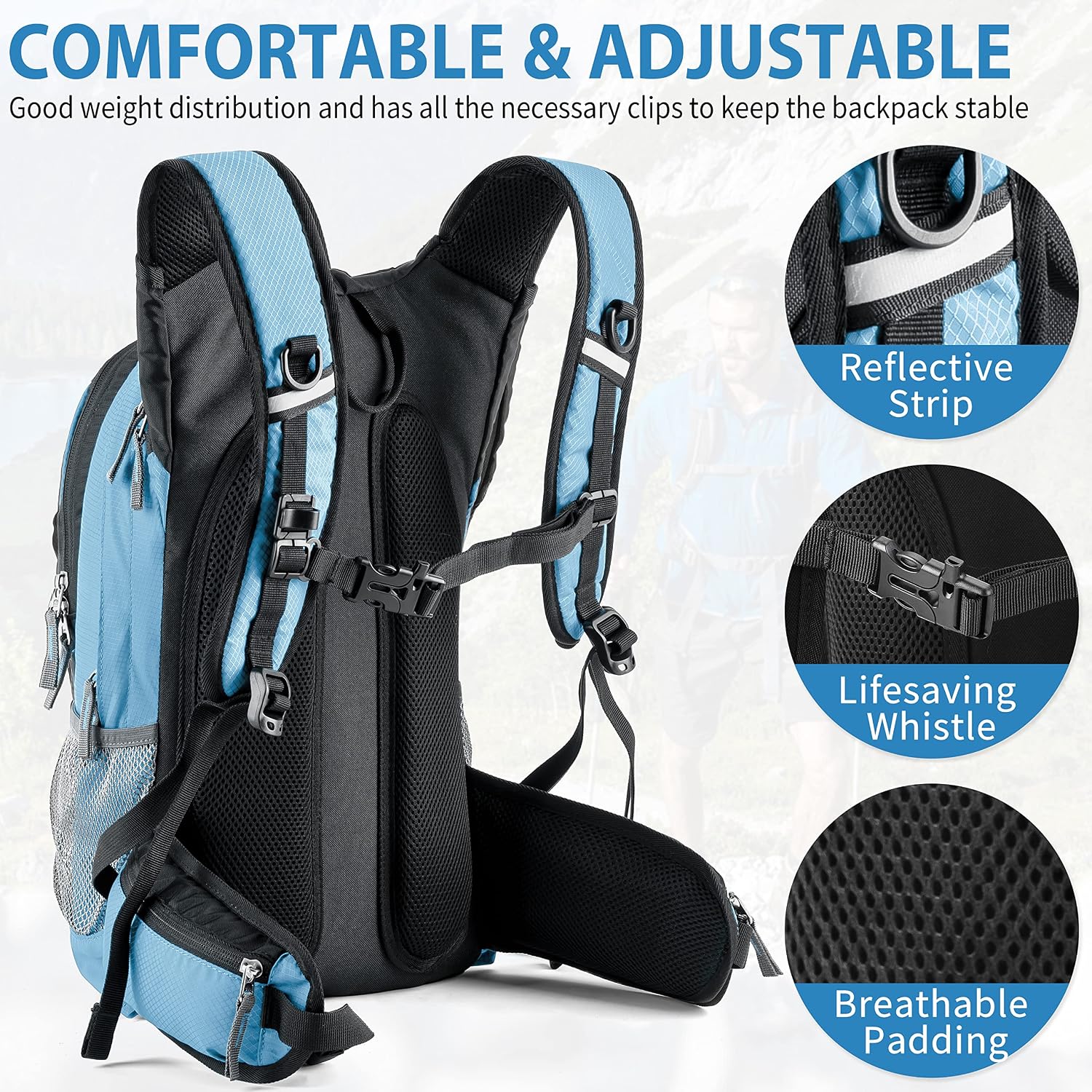 Gelindo18L-Hiking Hydration Backpack