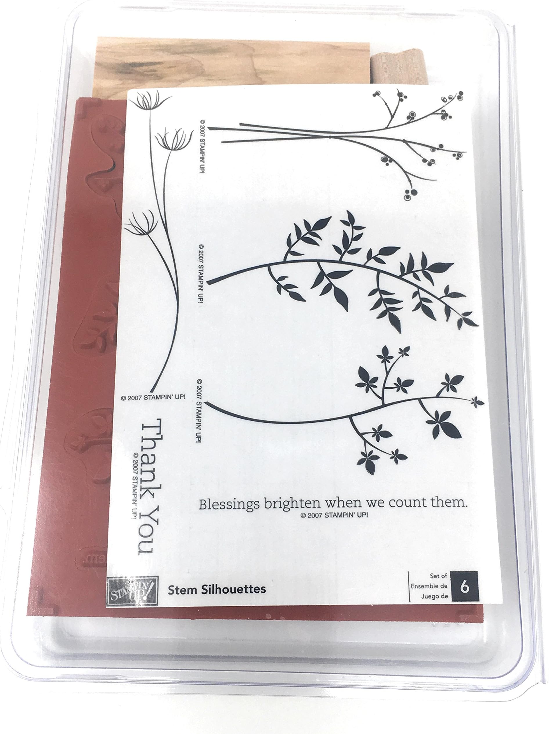 Stampin Up! Stem Silhouettes Stamps