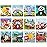 SANNIX 12 Pack Wooden Jigsaw Puzzles for Toddlers 3 4 5 Years Old, Party Favors Animals Jigsaw for Kids, Transportation Educational Puzzles Travel Toy with 12 Organize Bags