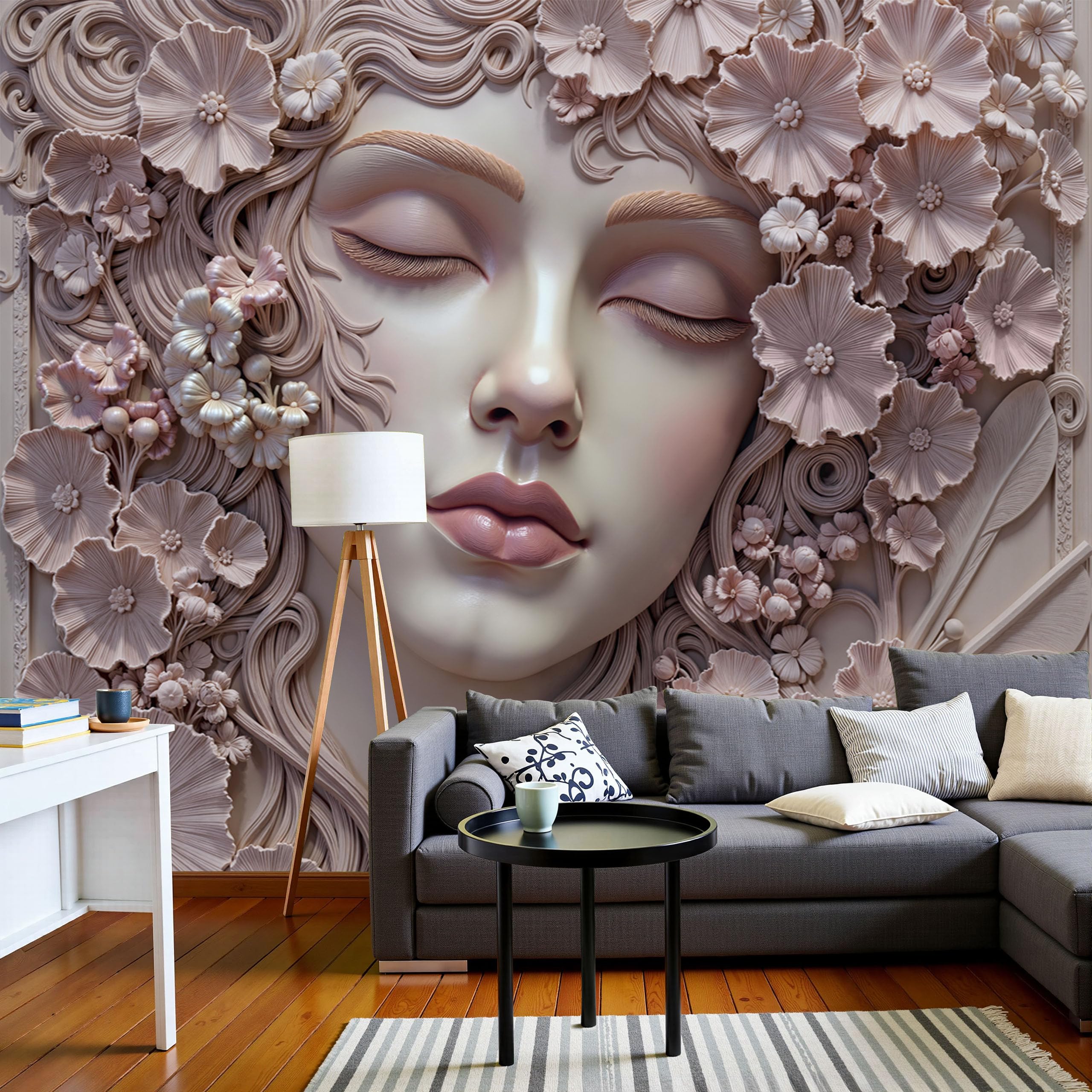 Papier peint chambre parentale rose pour créer une ambiance sereine