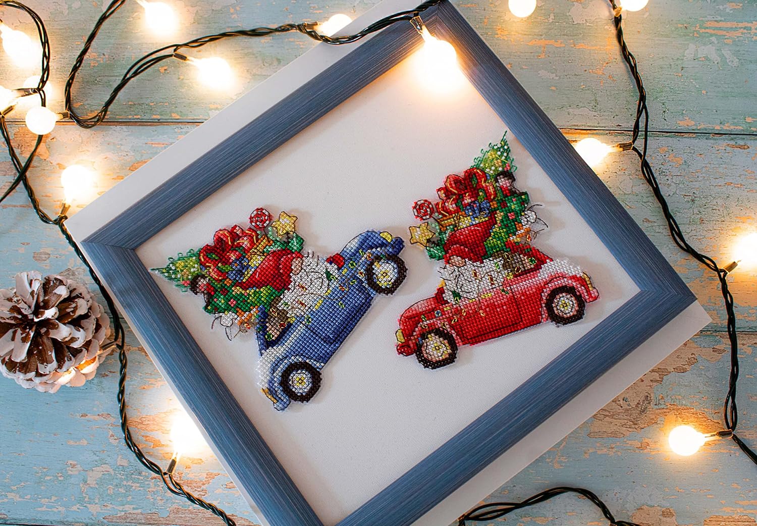 Toys Cross Stitch Kits Luca-S - The Gift Car, JK035