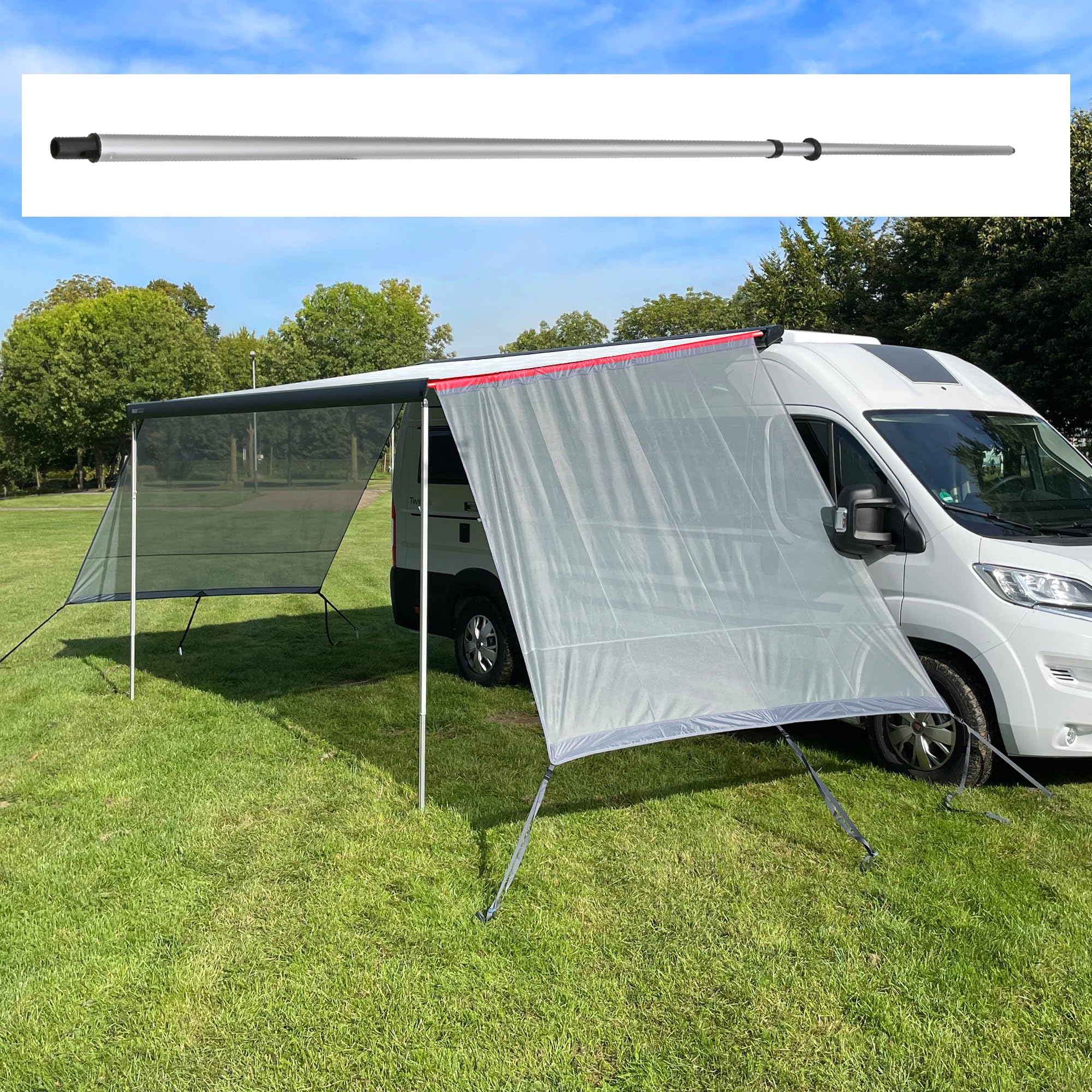 Thule Omnistor Rafter Pole 6000 Rafterstange Spannstange Markise Aluminium wetterfest Camping Zubehör