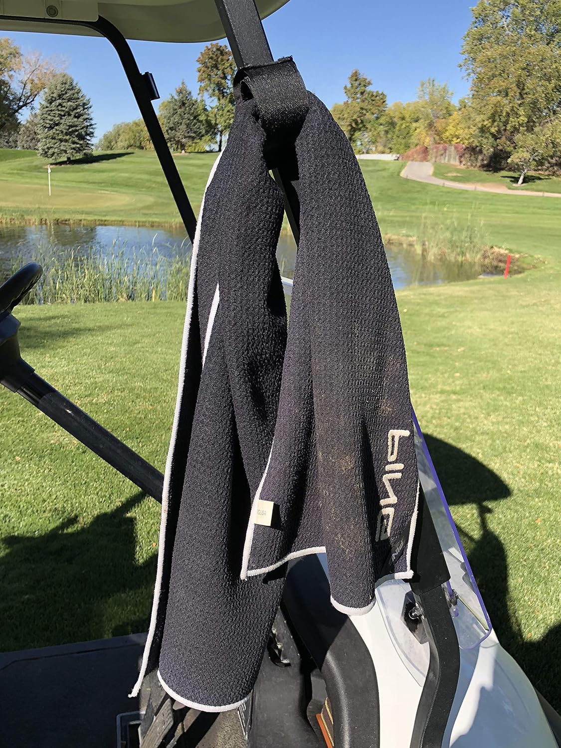 Bushwhacker Magnetic Multi Purpose Mount for Golf Cart Railing - Great for Rangefinder GPS Attachment Rail Bar Quick Accessory Case Range Finder Strap Easy Stick Towel Holder Hanger