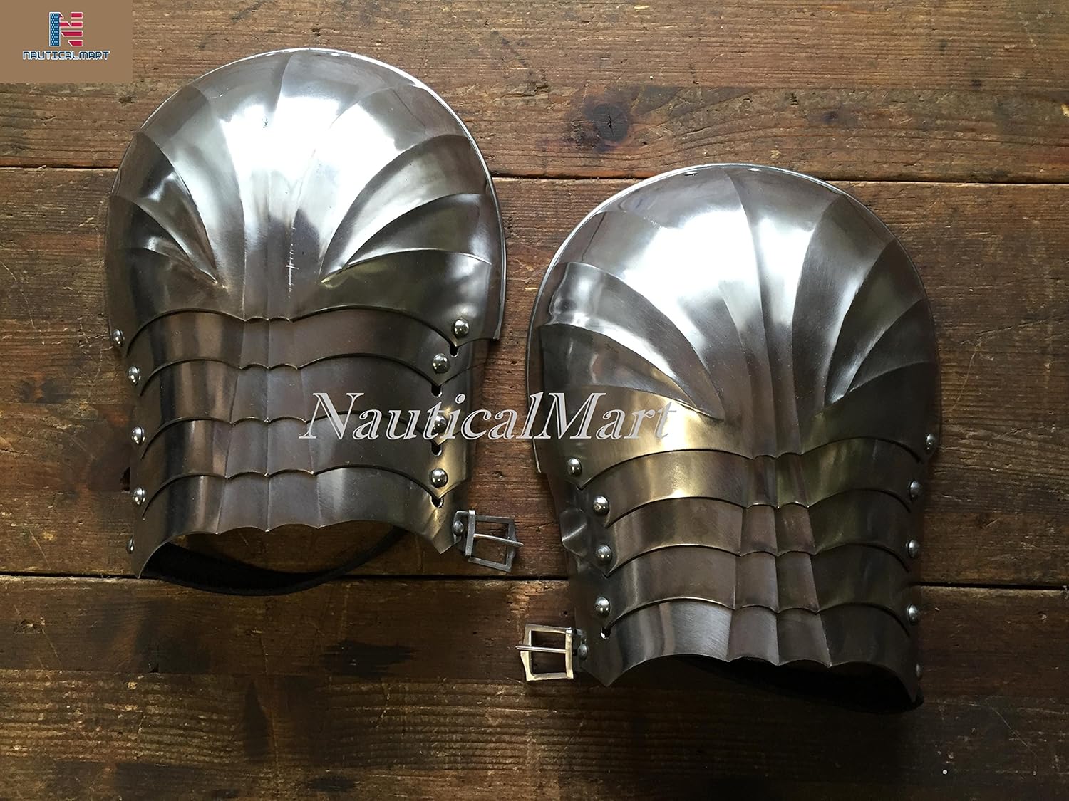 Medieval LARP Plate Armour Pauldrons Shoulder Area