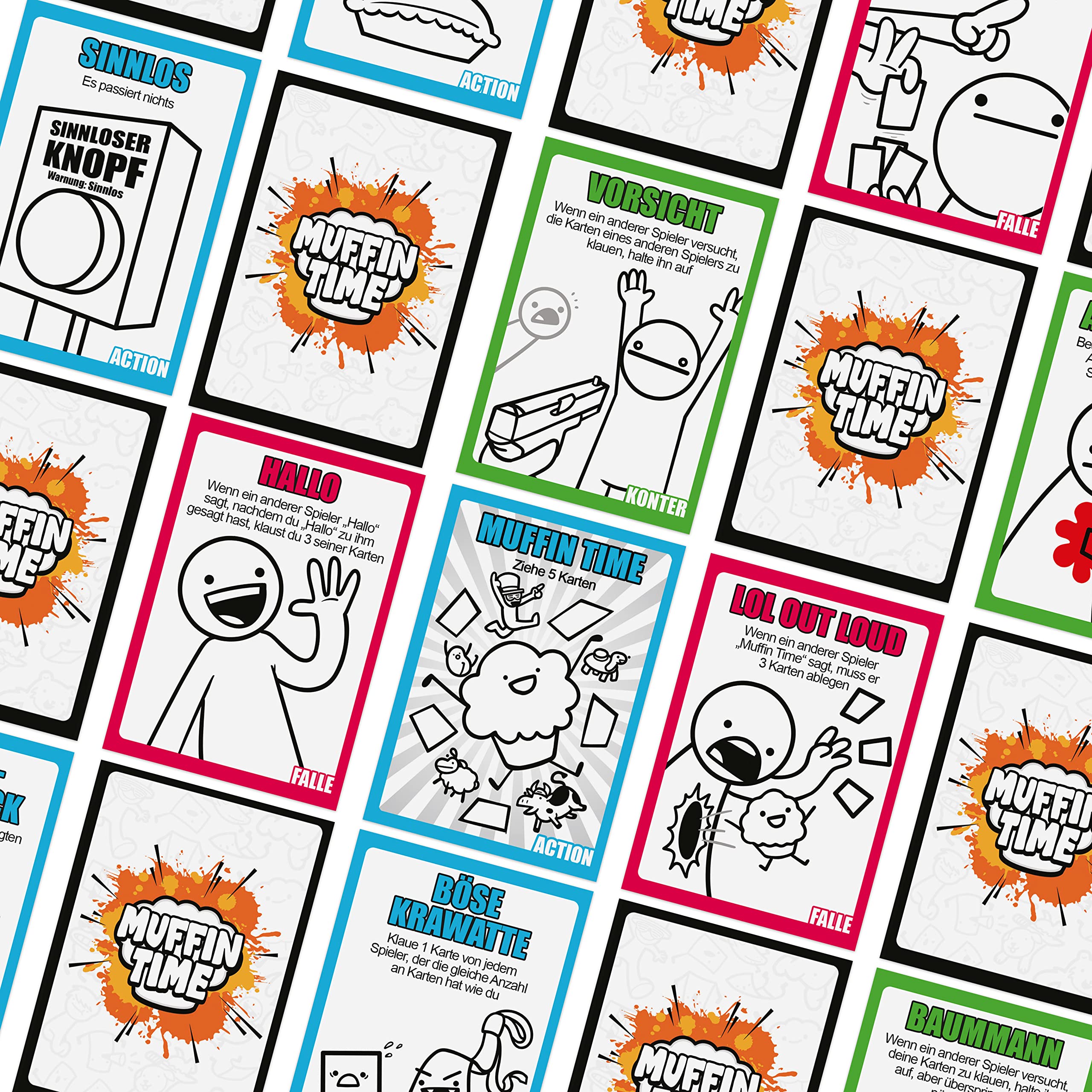 Big Potato Muffin Time: EIN verrücktes Kartenspiel für Erwachsene und Kinder (Packung mit 2)