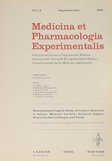 Neuropharmacological Study of Central Reactions to Intense Muscular Exertion, Sensorial Fatigue, Sexual Excitation, Hunger, and Thirst