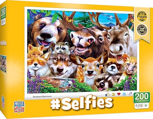Miniatura 7 de Masterpieces Rompecabezas de 200 piezas para niños, #Selfies Barnyard Besties, 14 x 19 pulgadas