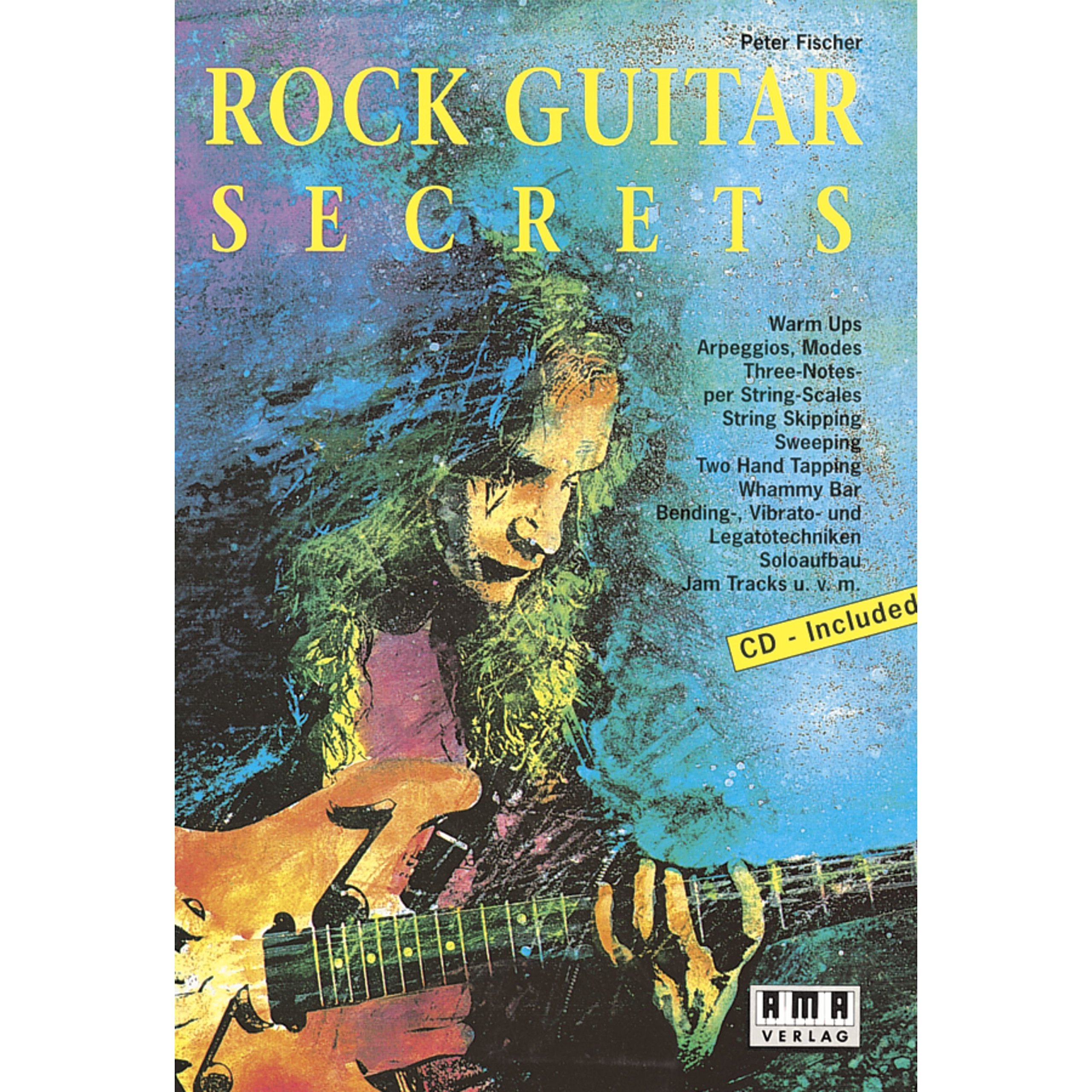 Rock Guitar Secrets Deutsch livre de chevet pour s'entraîner au studio à la guitare