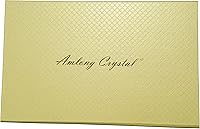 Vista 2 de Amlong Crystal Juego de 2 copas de champán con tallos de diamante de cristal