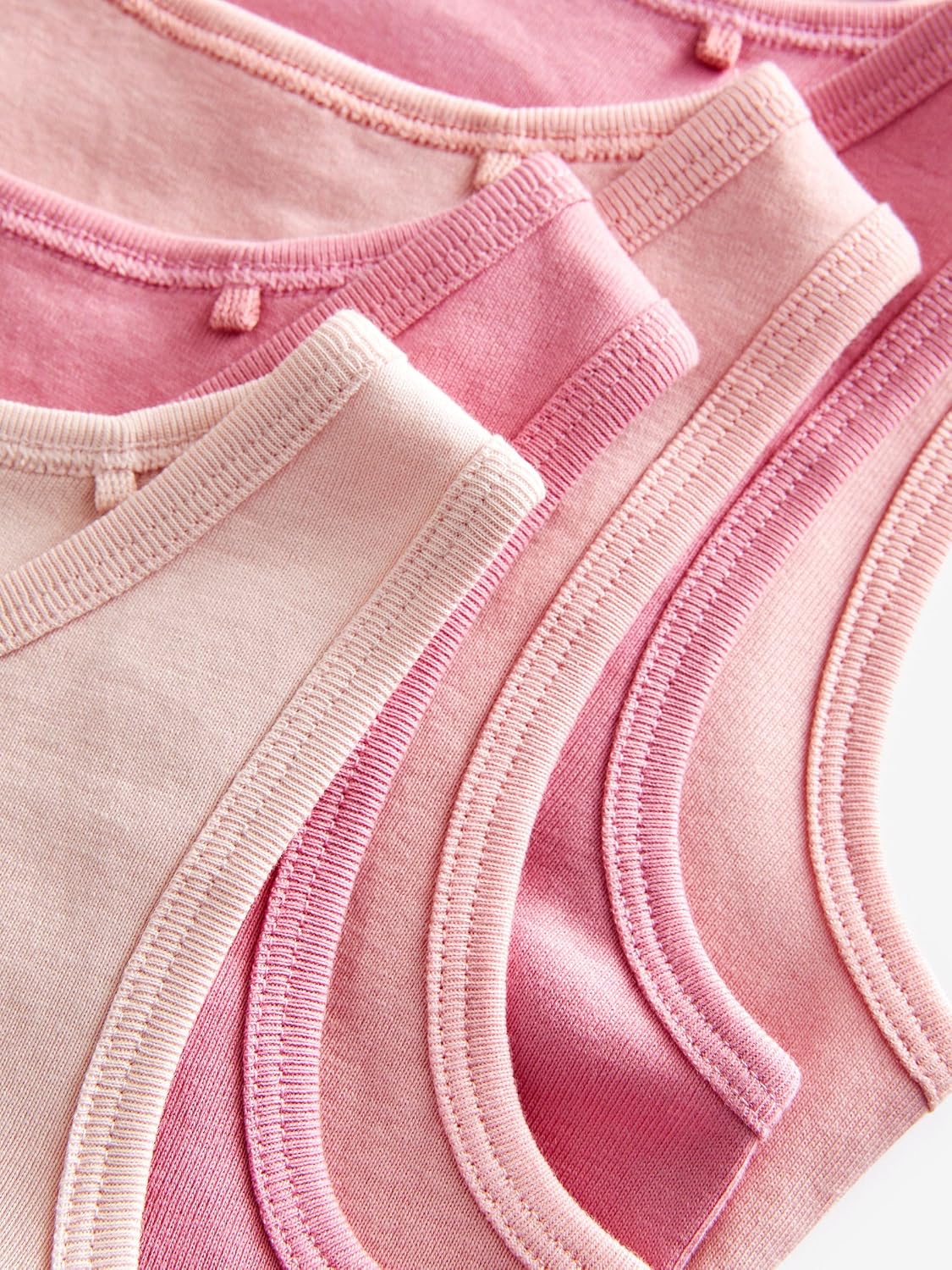NEXT Girls 100% Cotton Undershirts 5 Pack
