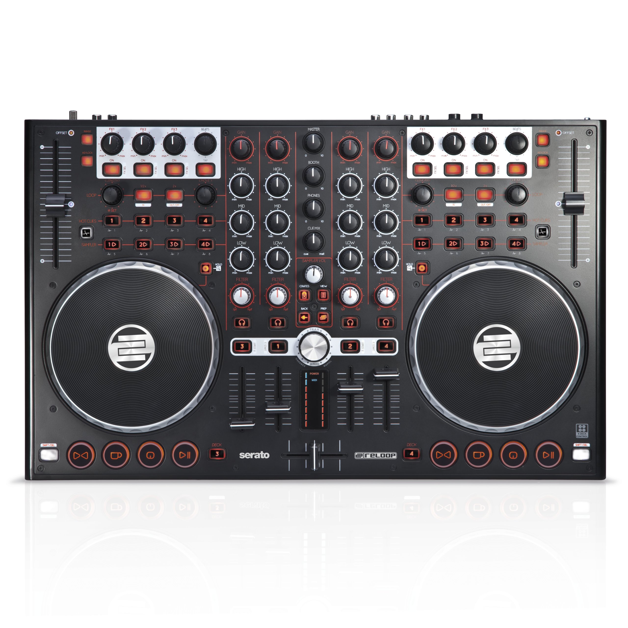 Amazon.com: Reloop Terminal Mix 4 Controlador incluido con Serato