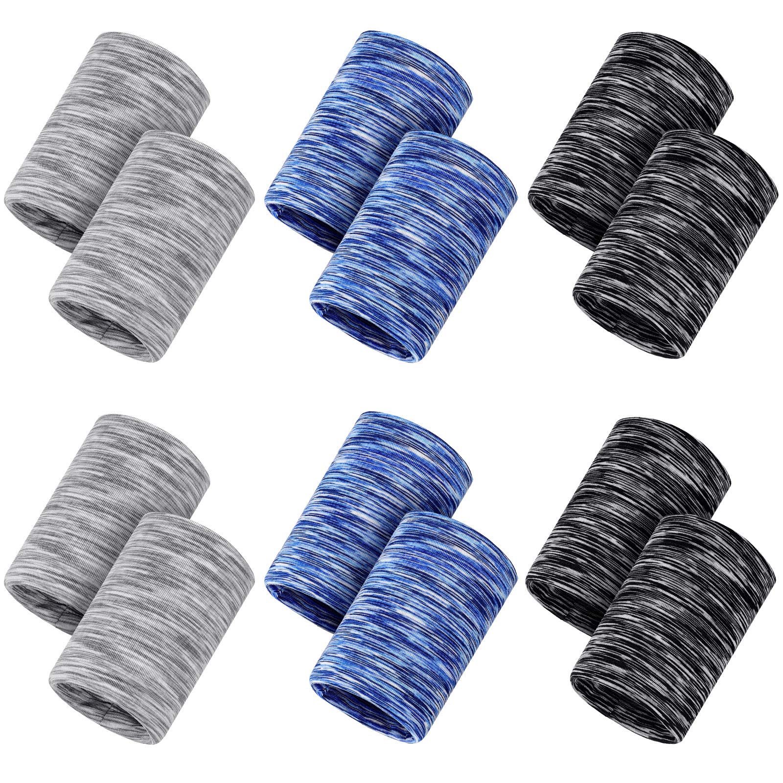 12 Pcs Cooling Sweat Wristband
