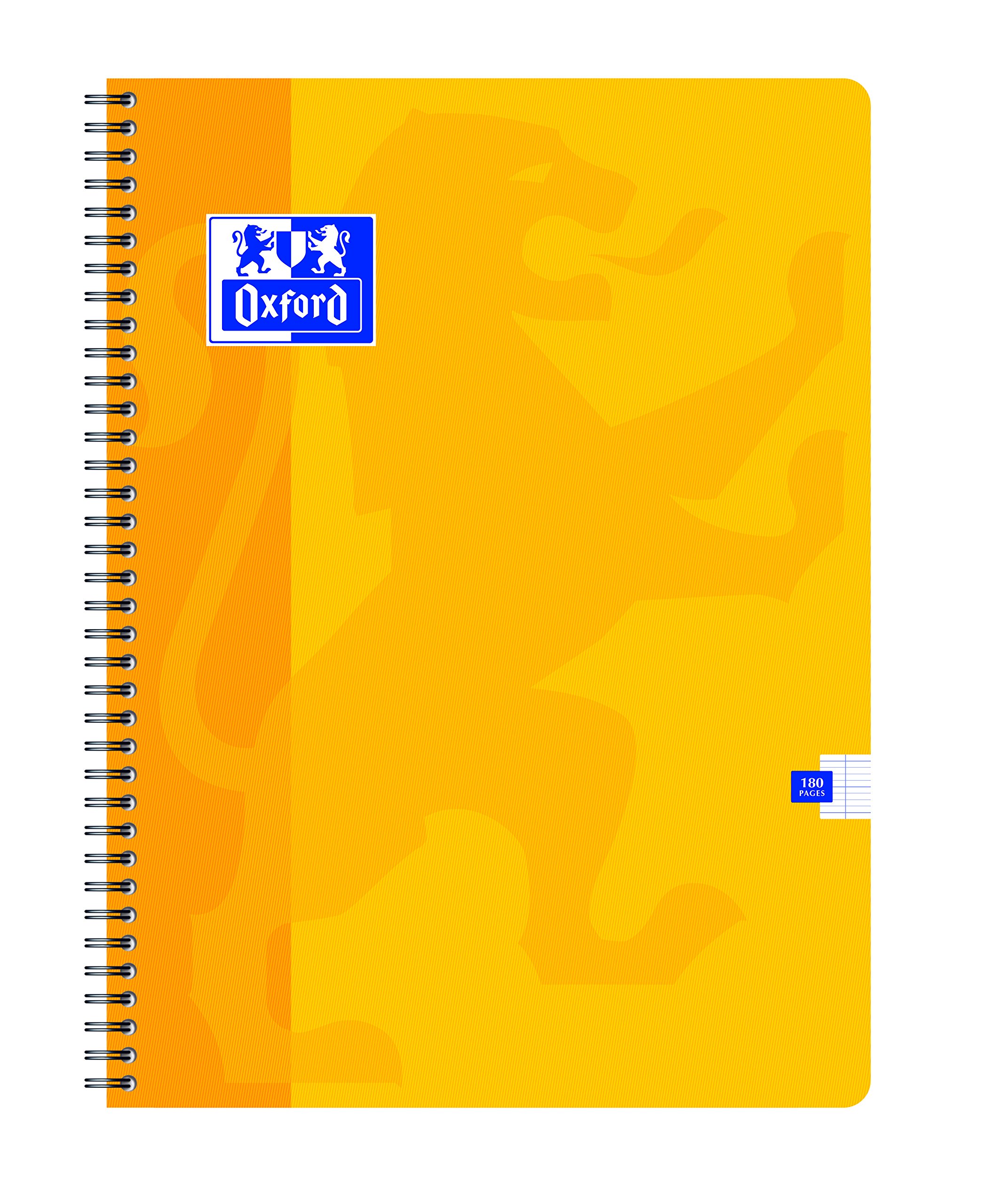 Oxford 100104752 - Cuaderno, cuadriculado, 24 x 32 cm, 180 páginas, paquete de 5