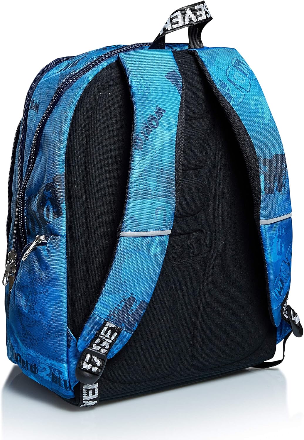 Zaino Scuola Seven Advanced - Upbeat Ragazzo - Arancione, Azzurro - Doppio scomparto - Tascche Laterali, Tasca Frontale Attrezzata Zaino Scuola Seven Advanced - Upbeat Ragazzo - Arancione, Azzurro - Doppio scomparto - Tascche Laterali, Tasca Frontale Attrezzata