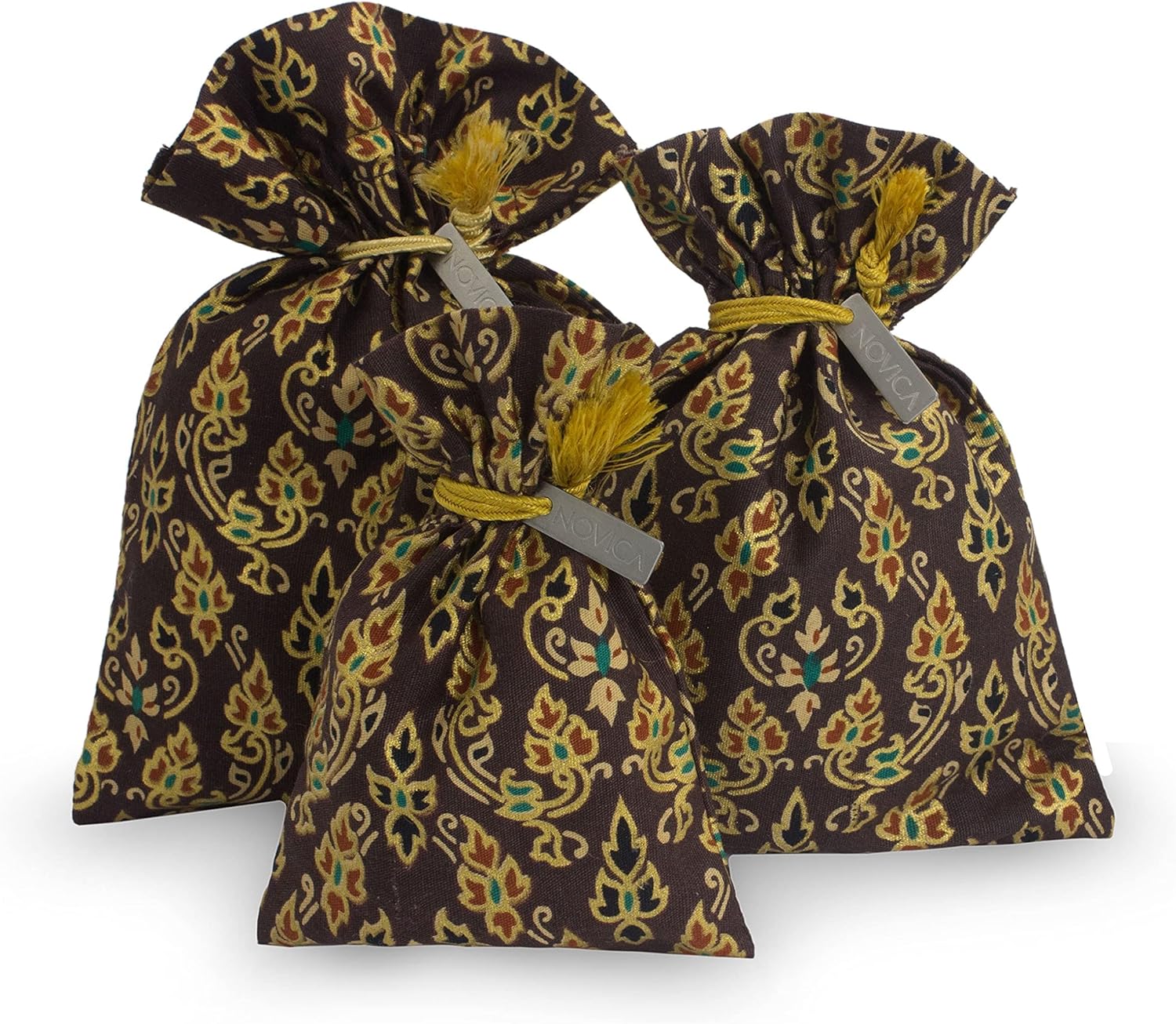 NOVICA Artisan Handmade Multigemstone Dangle Earrings Blue Topaz Peridot Amethyst Sterling Silver Green Multicolor Purple India Birthstone [1.6 in L x 0.3 in W x 0.2 in D] ' Shimmering Alliance' - Image 5