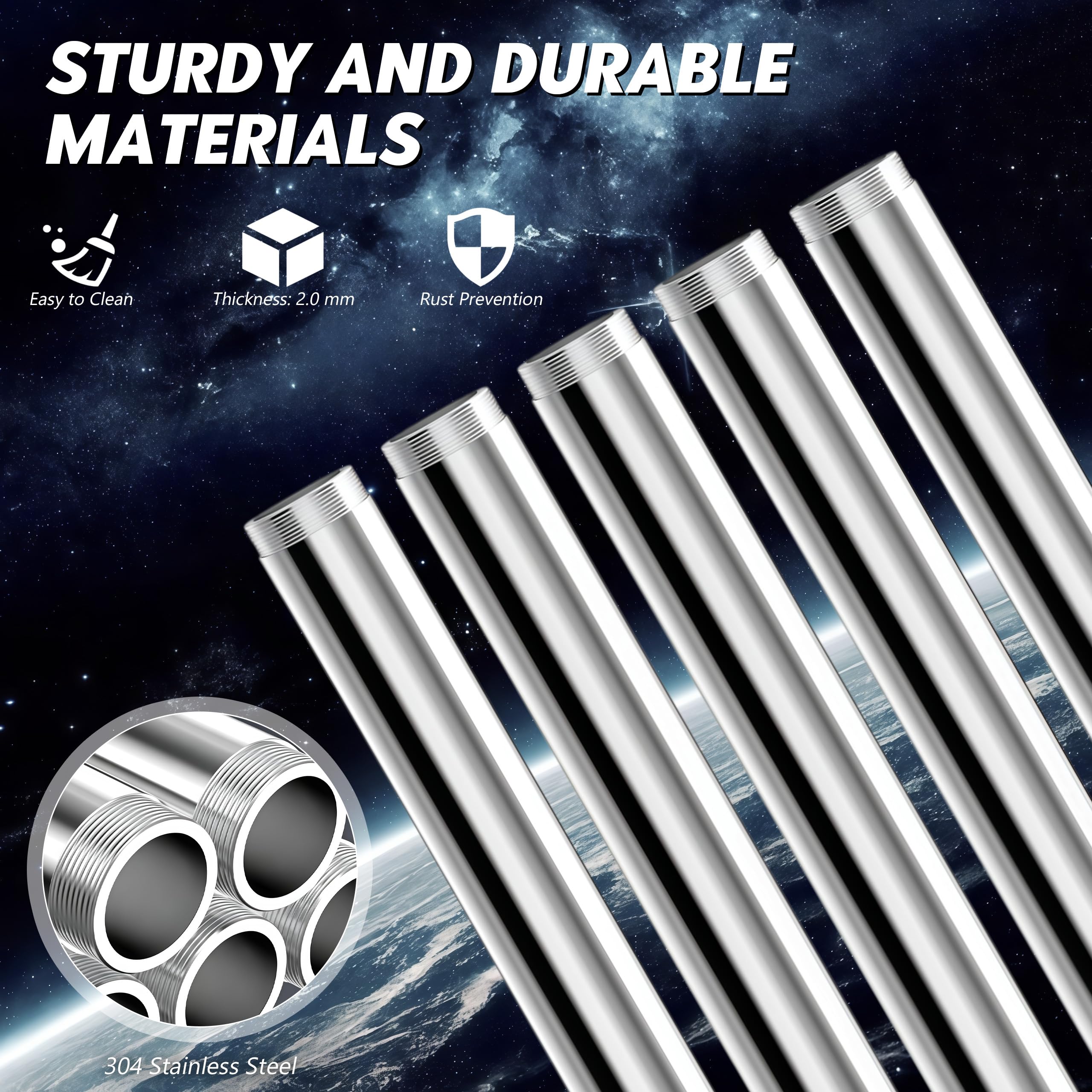 Support Starlink 4/4X/Gen 3 en acier inoxydable avec adaptateur de tube Gen 3