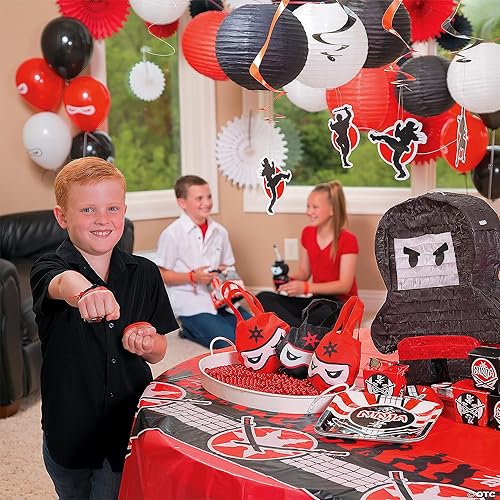 Miniatura 4 de Globos Ninja Warriors – 11 pulgadas | Látex – Colores surtidos | Paquete de 24