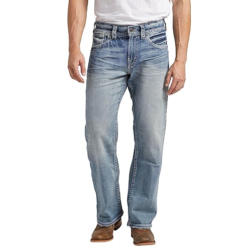 Silver Jeans Co. Men's Gordie Relaxed Fit Straight Leg Jeans