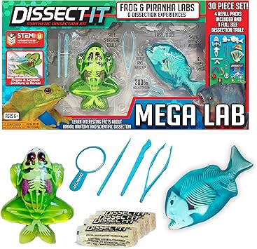 Amazon.com: Top Secret Toys Mega Lab Dissect It Kit for Kids, Synthetic ...