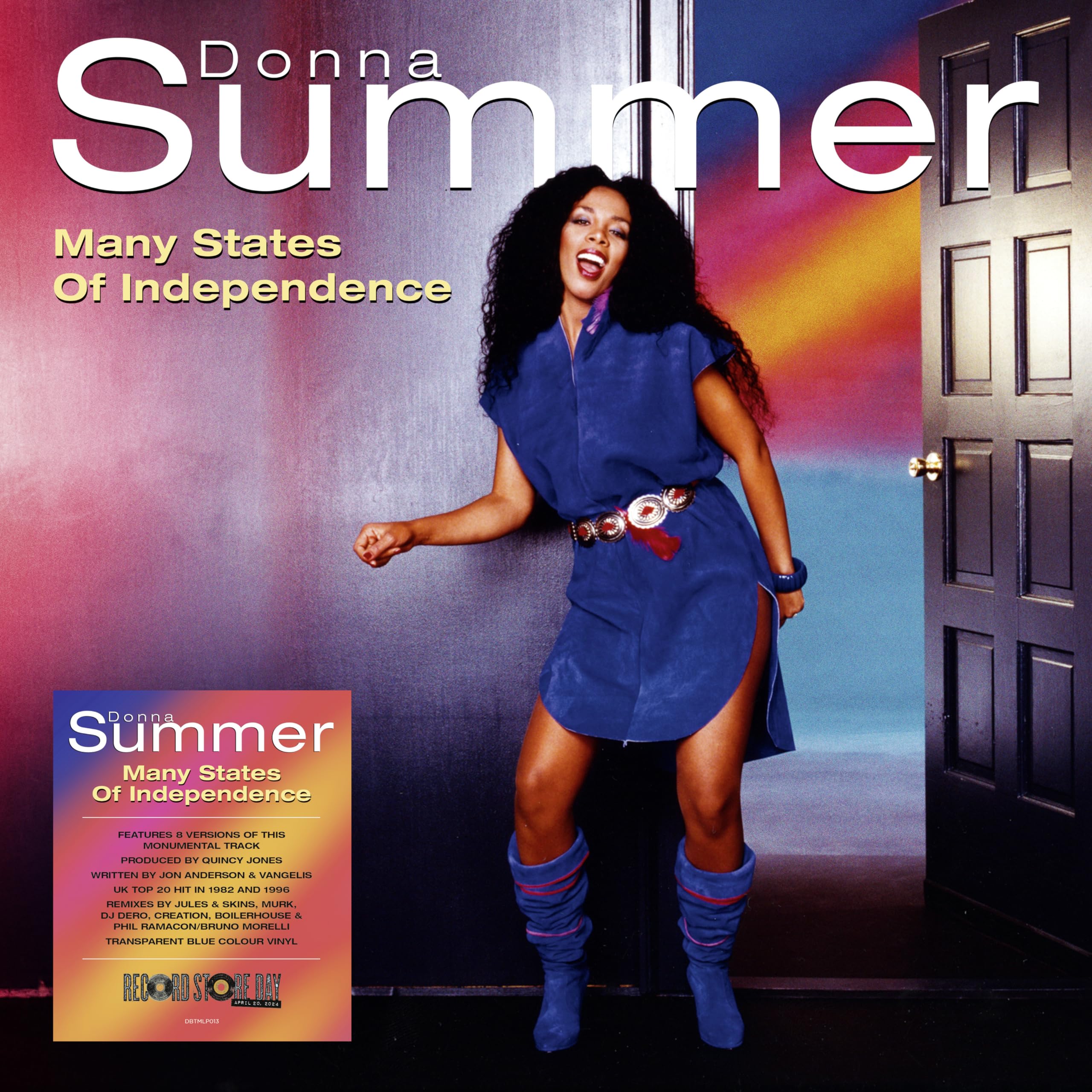 Donna Summer Many States Of Independence Colored Vinyl LP Blue Ltd. RSD 2024