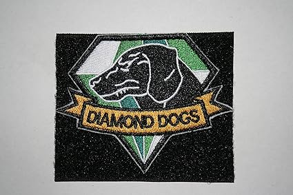 Amazon Co Jp Mgs メタルギア ミリタリーワッペン Diamond Dogs ダイヤモンド ドッグス 刺繍パッチ ベルクロ 緑 ホビー