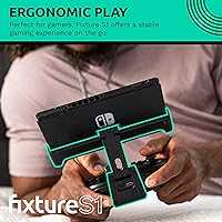 Vista 15 de Fixture S2 Bundle Gaming Console Monitor and Controller Mount with Carrying Case Compatible with Nintendo Switch OLED and Pro Controller