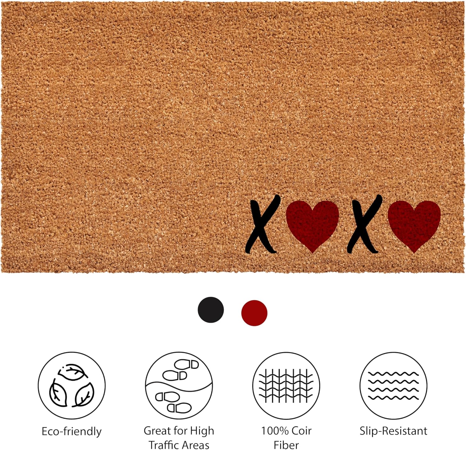 Calloway Mills XOXO Doormat, 24" x 48"