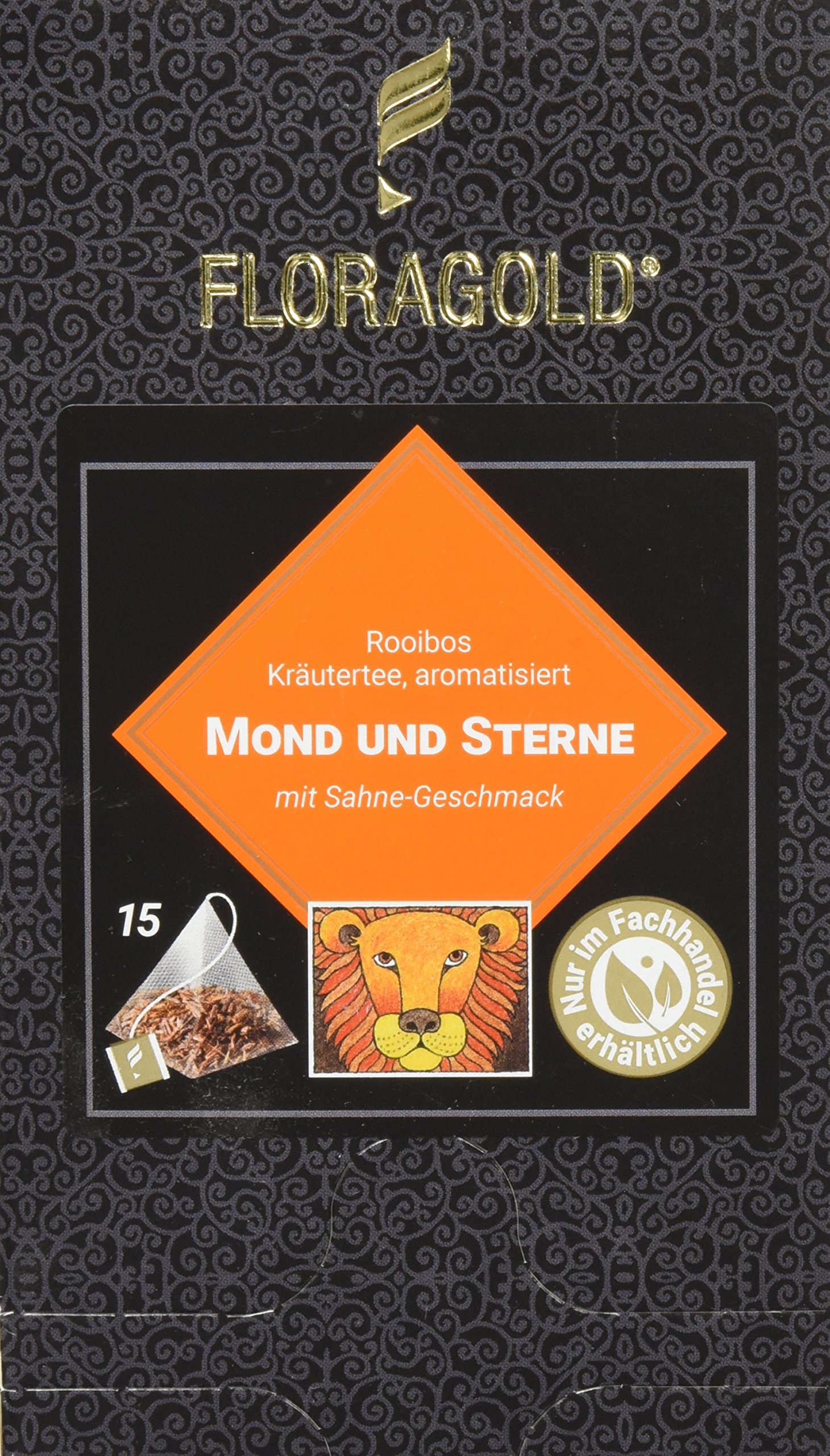 Floragold Rooibos Mond & Sterne Pyramiden-Teebeutel Produktbeschreibung